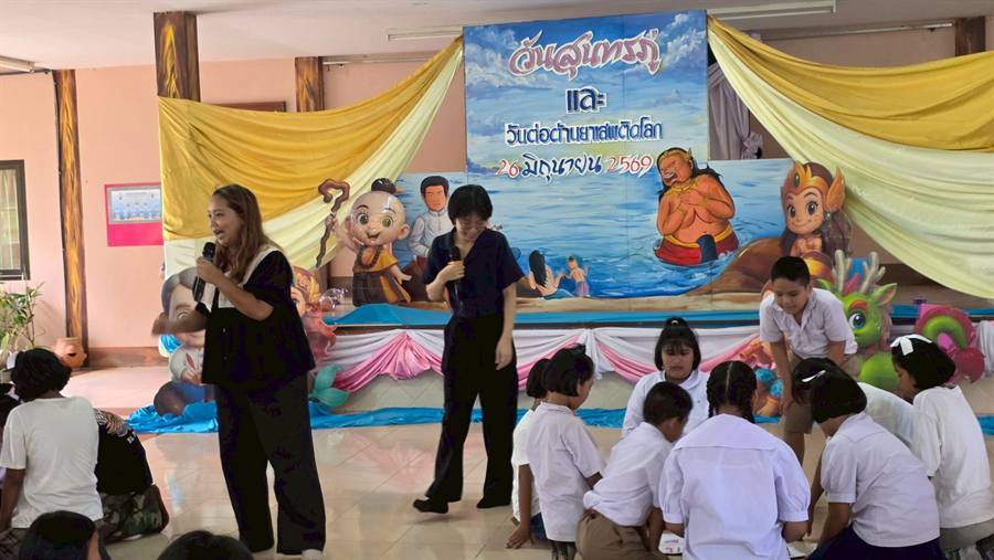 บรรยากาศงานวันสุนทรภู่ของโรงเรียน